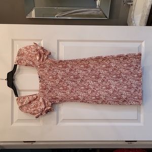 Max+Ash size medium tan bodycon mini dress